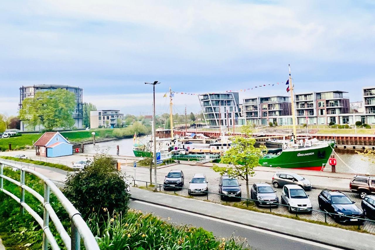 Der Stader Hafenblick Dış mekan fotoğraf